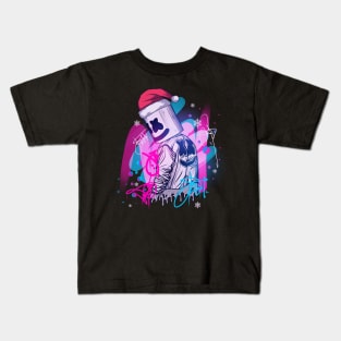 Marshmello graffiti christmas Kids T-Shirt